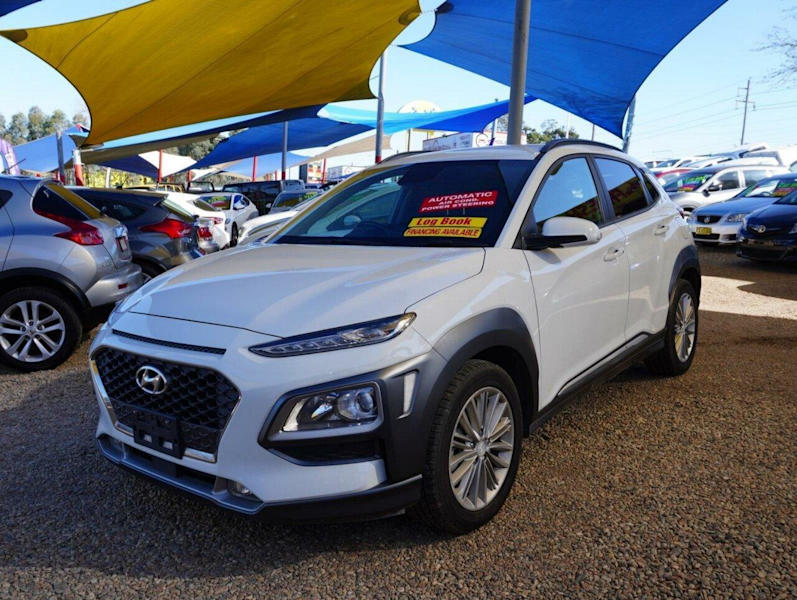 2019 Hyundai Kona OS.2 MY19 Elite D-CT AWD White 7 Speed Sports Automatic Dual Clutch Wagon62933704470530112