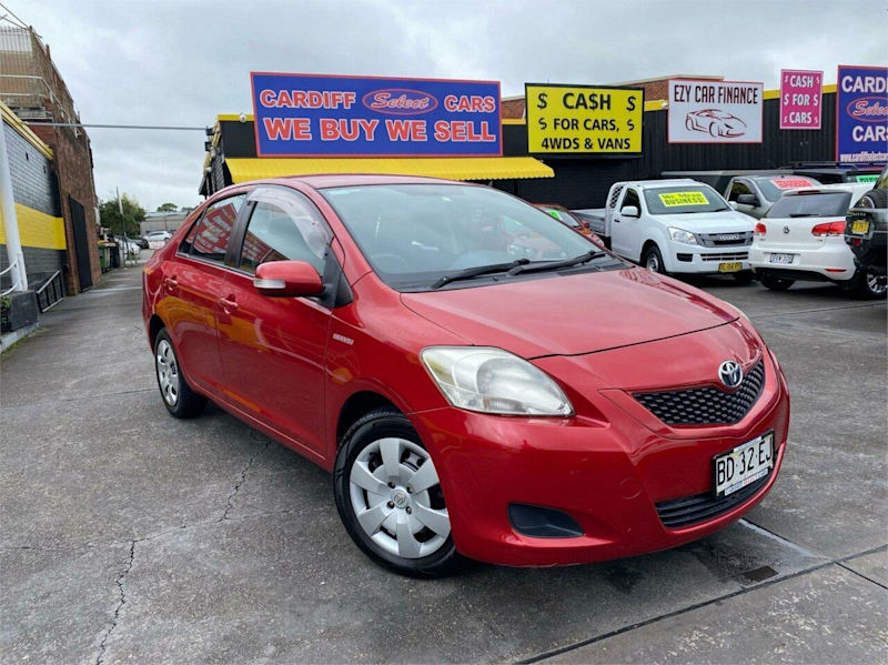 2009 Toyota Yaris NCP93R 08 Upgrade YRS Red 4 Speed Automatic Sedan62882727201155116