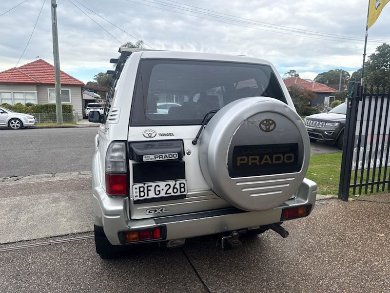 2002 Toyota Landcruiser Prado VZJ95R GXL (4x4) White 4 Speed Automatic 4x4 Wagon62882721911298114