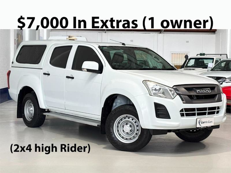 2018 Isuzu D-MAX MY18 SX Crew Cab 4x2 High Ride White 6 Speed Sports Automatic Utility62936658471170111