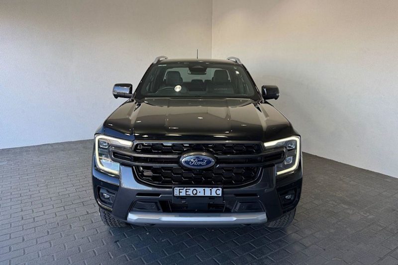2023 Ford Ranger PY 2024.00MY Wildtrak FullTime 4WD DR Shadow Black 10 Speed Sports Automatic62940490681089112