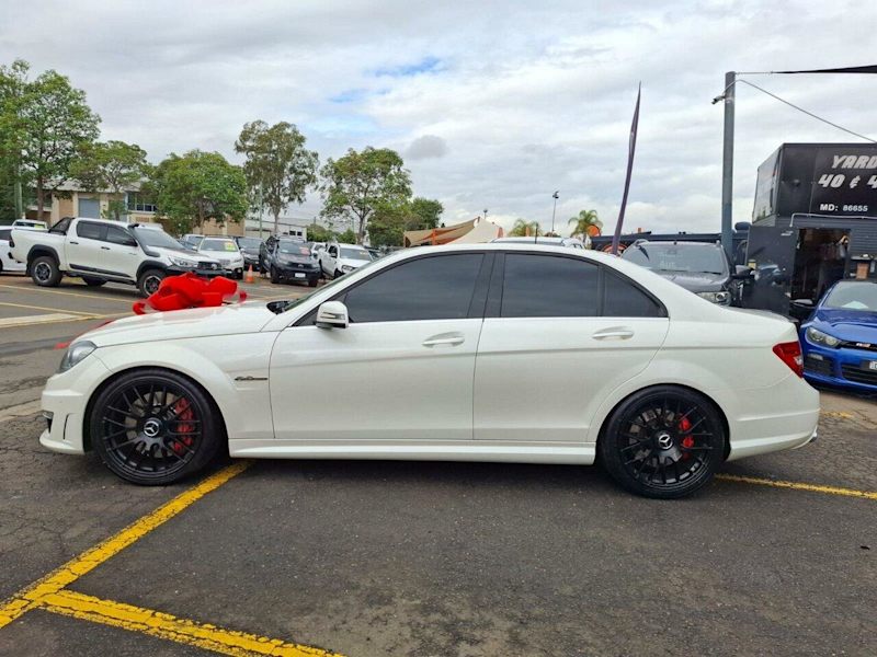 2012 Mercedes-Benz C-Class W204 MY12 C63 AMG SPEEDSHIFT MCT White 7 Speed Sports Automatic Sedan62933713824385113