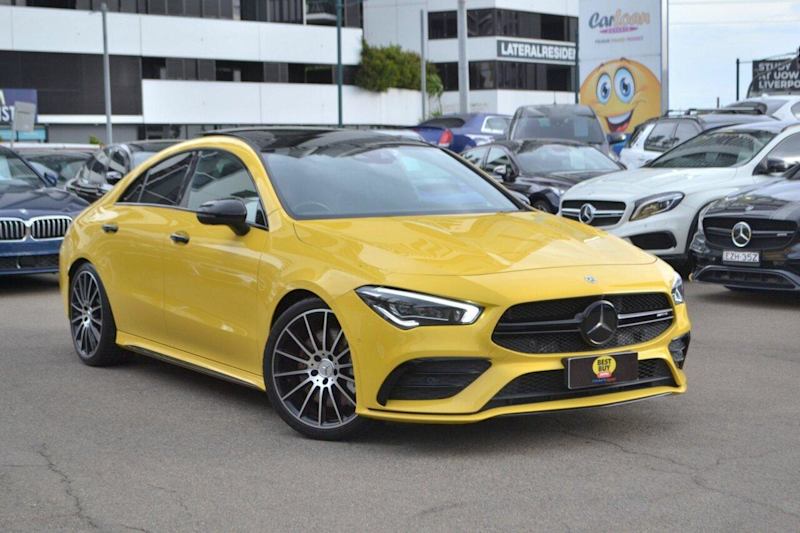 2020 Mercedes-Benz CLA-Class C118 CLA35 AMG Coupe 4dr SPEEDSHIFT DCT 7sp 4MATIC 2.0T [Jul Sun Yellow62882737332098110