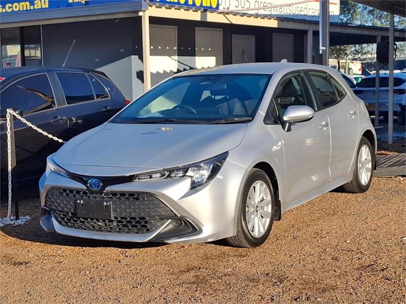 2023 Toyota Corolla ZWE219R Ascent Sport Hybrid Silver, Chrome Continuous Variable Hatchback62935693191299112