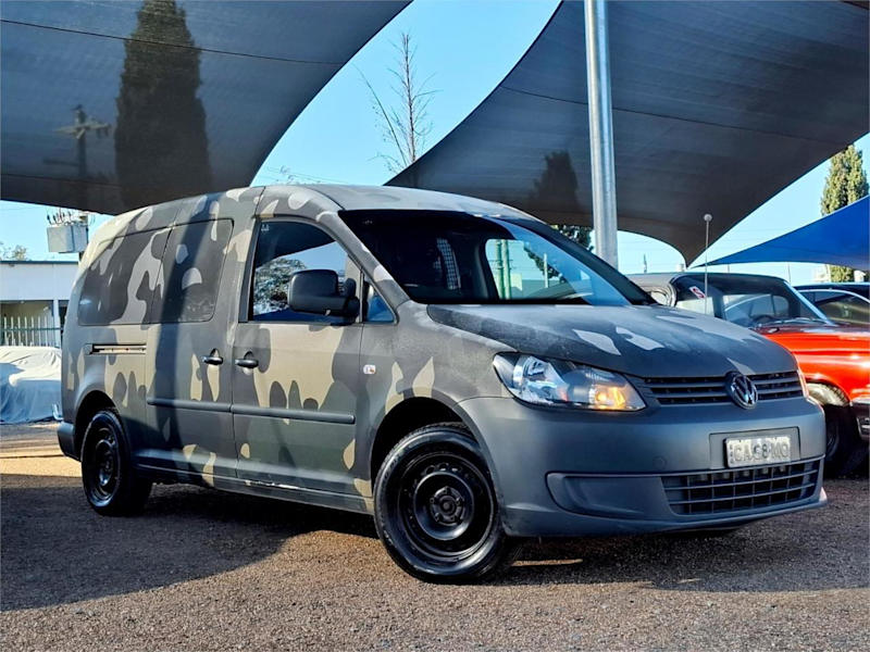 2015 Volkswagen Caddy 2KN MY15 TDI250 BlueMOTION Maxi DSG Army Green 7 Speed62933707174657110