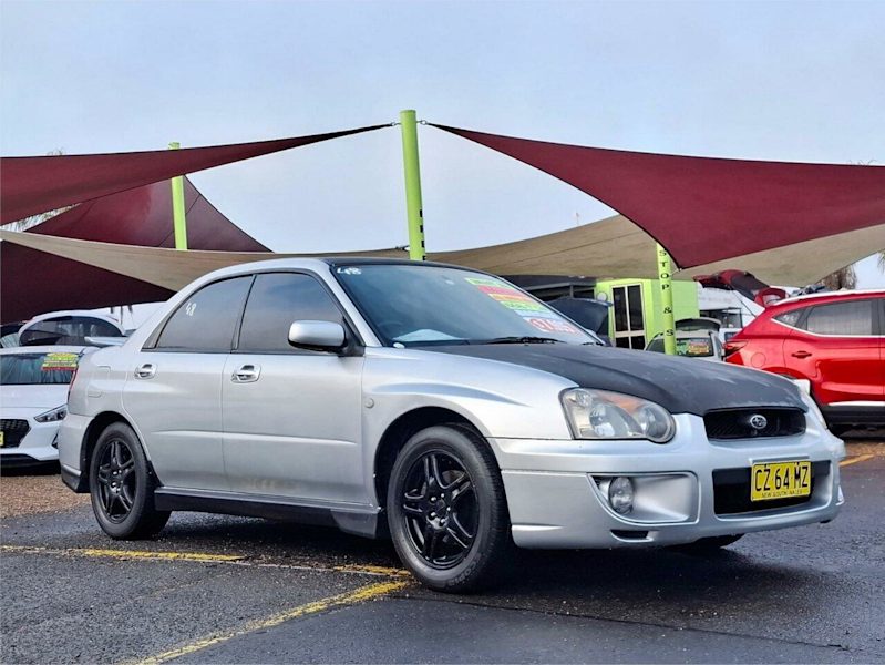 2004 Subaru Impreza S MY04 RS AWD Silver, Chrome 5 Speed Manual Sedan62933707745409110