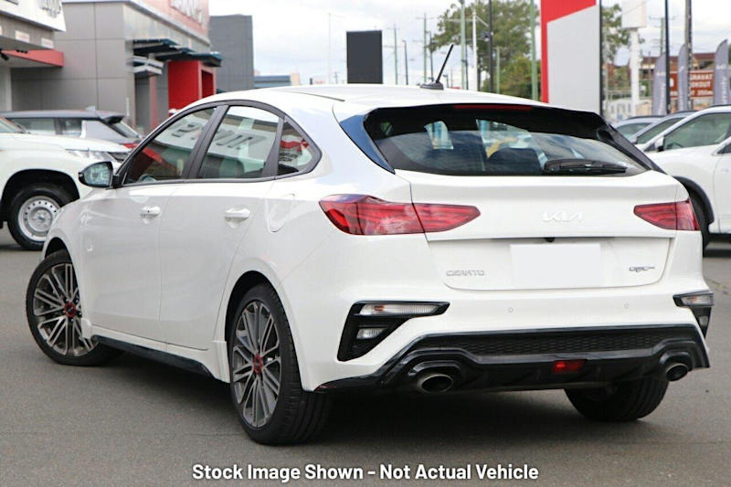 2021 Kia Cerato BD MY22 GT DCT White 7 Speed Sports Automatic Dual Clutch Hatchback62934707313795112