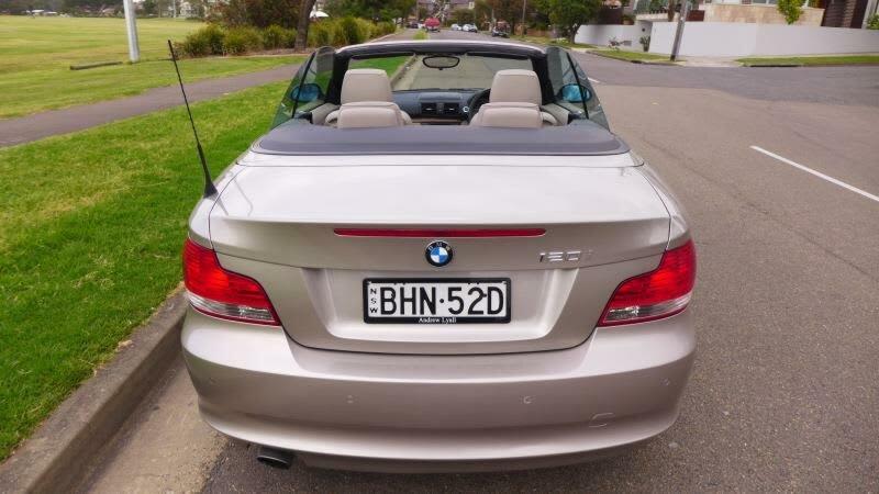 2008 BMW 120i E88 Metallic Beige 6 Speed Automatic Convertible62933712409729113