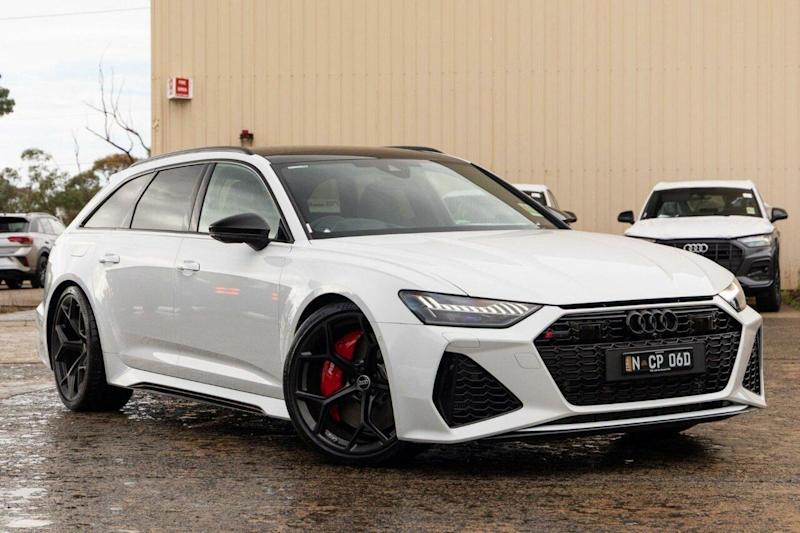 2024 Audi RS6 4K MY25 performance Avant Tiptronic Quattro White 8 Speed Sports Automatic Wagon629327123880991119