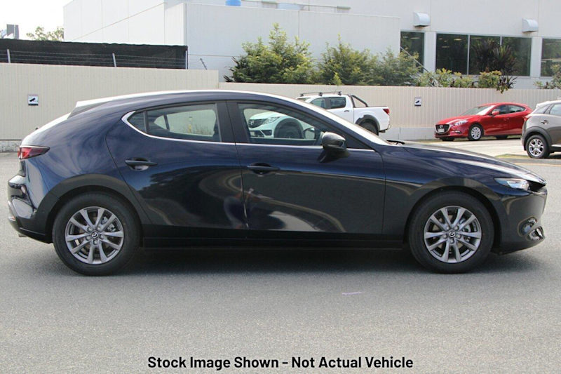 2025 Mazda 3 BP2H7A G20 SKYACTIV-Drive Pure Deep Crystal Blue 6 Speed Sports Automatic Hatchback62932712880129111