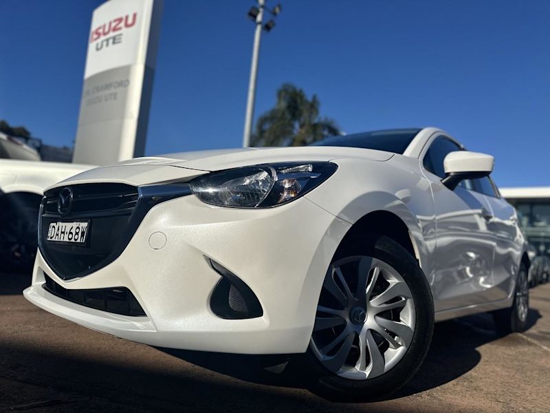 2015 Mazda 2 DJ Neo White 6 Speed Manual Hatchback62935692086785111