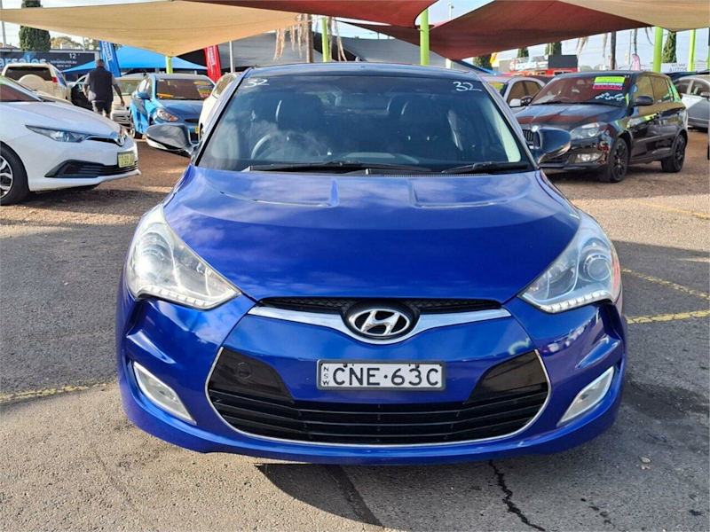 2013 Hyundai Veloster FS2 + Coupe D-CT Blue 6 Speed Sports Automatic Dual Clutch Hatchback62882731065218111