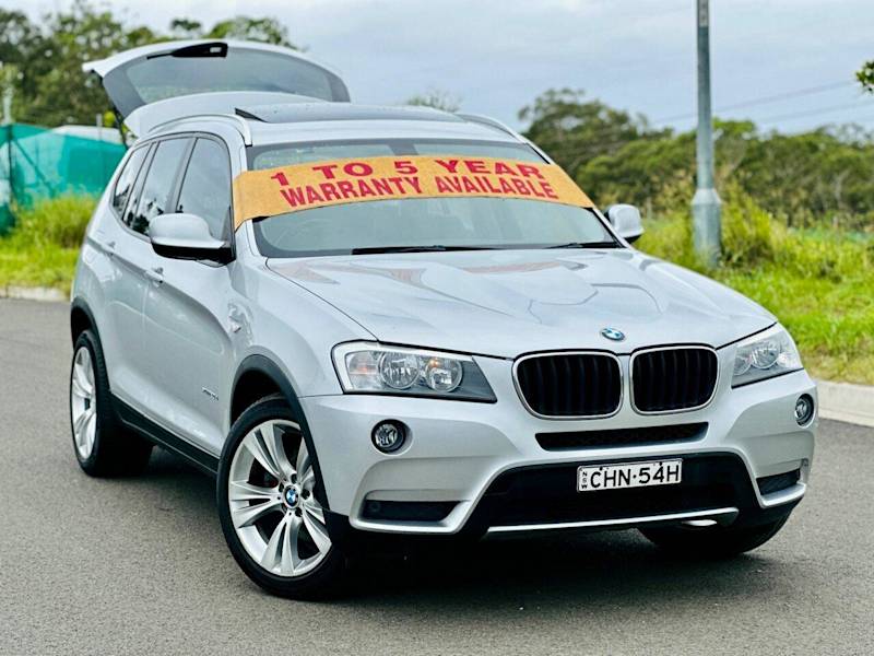 2012 BMW X3 F25 xDrive20d Silver, Chrome 8 Speed Automatic Wagon62882773482754110