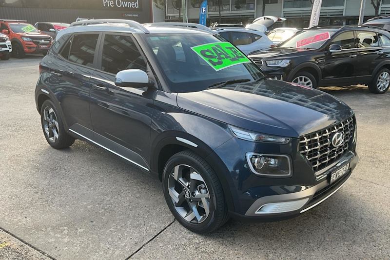2022 Hyundai Venue Qx.v4 MY22 Elite Blue 6 Speed Automatic Wagon62933715406337110