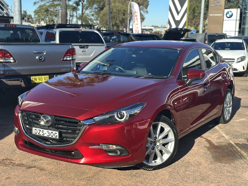 2018 Mazda 3 BN MY18 SP25 GT Red 6 Speed Automatic Sedan62882766523523110