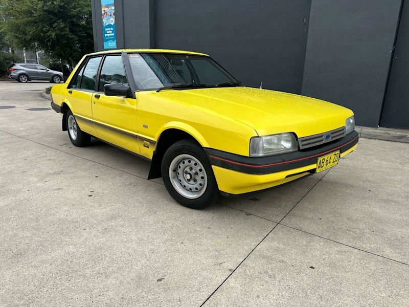 1985 Ford Falcon XF GL Yellow 4 Speed Manual Sedan62933708279041110