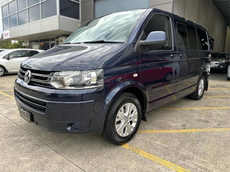 2014 Volkswagen Multivan T5 MY13 Comfortline TDI340 Blue 7 Speed Auto Direct Shift Wagon62932712719234112