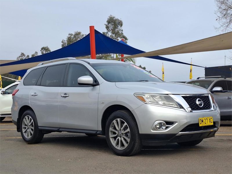 2013 Nissan Pathfinder R52 MY14 ST X-tronic 2WD Brilliant Silver 1 Speed Constant Variable Wagon628827299132191125