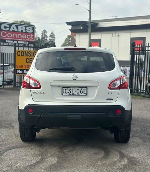 2013 Nissan Dualis J10 MY13 TS (4x2) White 6 Speed Manual Wagon62935690052993114