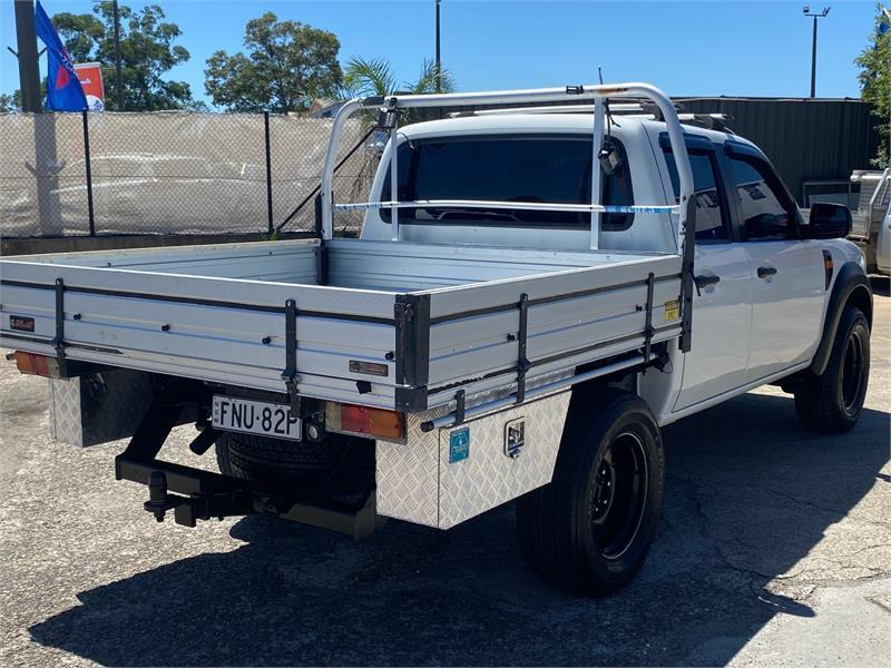 2009 Ford Ranger PK XL Crew Cab 4x2 Hi-Rider White 5 Speed Automatic Double Cab62932715485569111