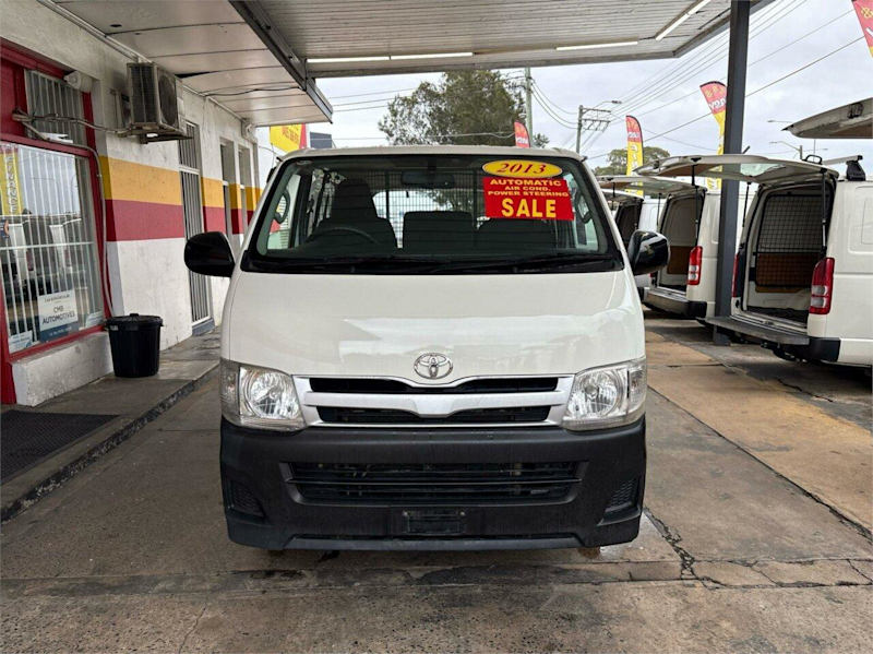 2013 Toyota HiAce TRH201R MY12 Upgrade LWB White 4 Speed Automatic Van62935688019202110
