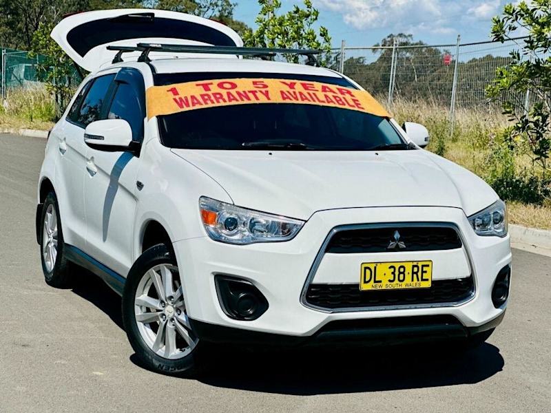 2013 Mitsubishi ASX XB MY13 Aspire (2WD) White Continuous Variable Wagon62882773099266110