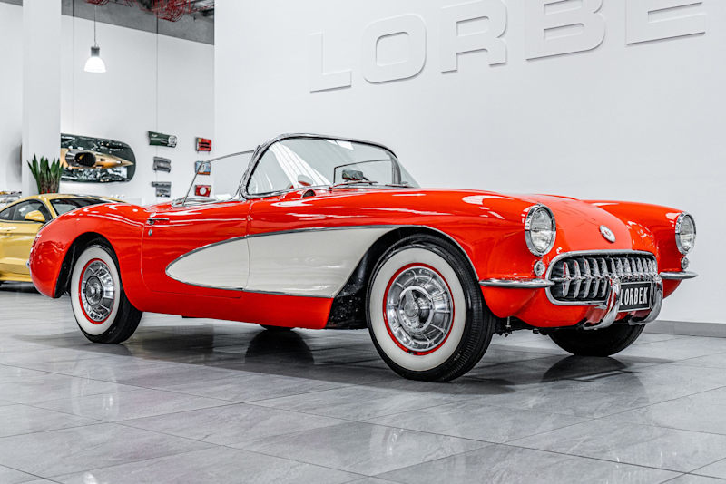 1957 Chevrolet Corvette C1 Red 3 Speed Manual62934707192321110