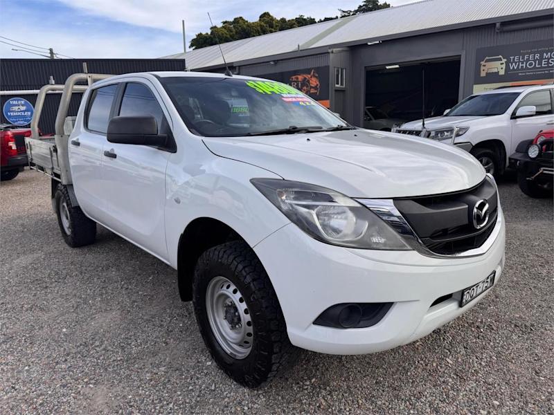 2017 Mazda BT-50 MY17 Update XT (4x4) White 6 Speed Manual Dual Cab Chassis62934702137603110