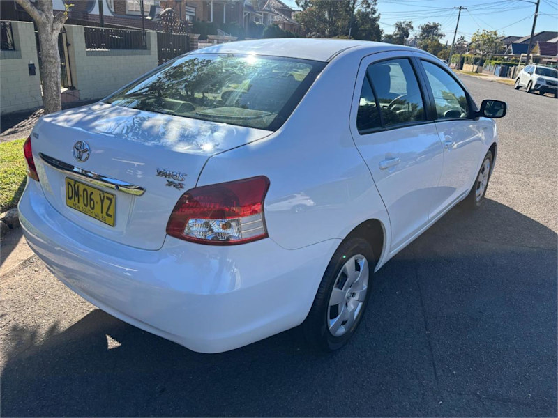 2008 Toyota Yaris NCP93R YRS White 4 Speed Automatic Sedan62935688984195114