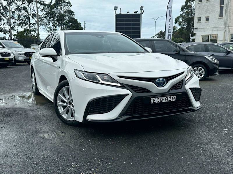 2021 Toyota Camry Axvh70R Ascent Sport Hybrid White Continuous Variable Sedan62938583569666110