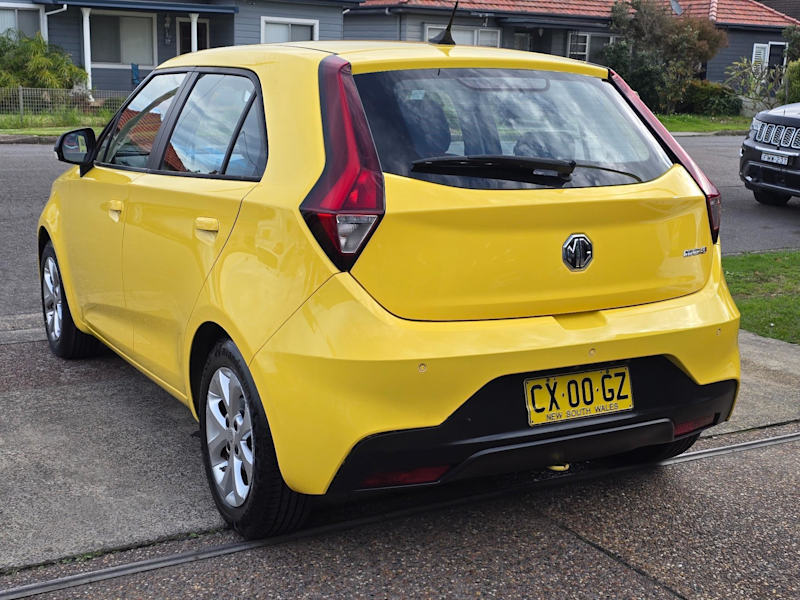 2020 MG MG3 Auto MY20 Core Yellow 4 Speed Automatic Hatchback62882725618306112
