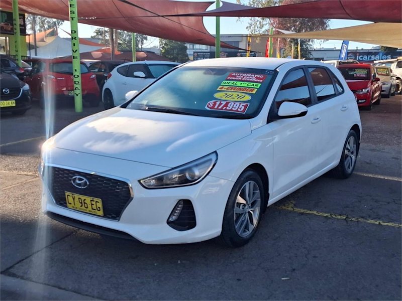 2020 Hyundai i30 PD2 MY20 Active White 6 Speed Sports Automatic Hatchback62882737445762112
