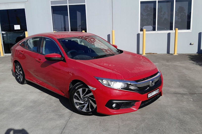 2016 Honda Civic 10th Gen VTi-S Red Automatic Selespeed Sedan62936659891585110