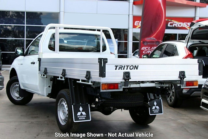 2018 Mitsubishi Triton MQ MY18 GLX 4x2 White 5 Speed Manual Cab Chassis62938583591811112