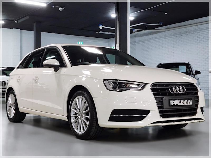 2014 Audi A3 8V MY15 Sportback 1.4 TFSI Attraction White 7 Speed Auto Direct Shift Hatchback62882737472129110