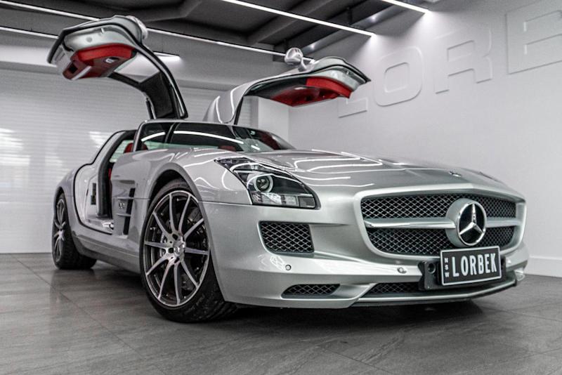 2010 Mercedes-Benz SLS 197 AMG Iridium Silver 7 Speed Automatic Coupe62882770344961112