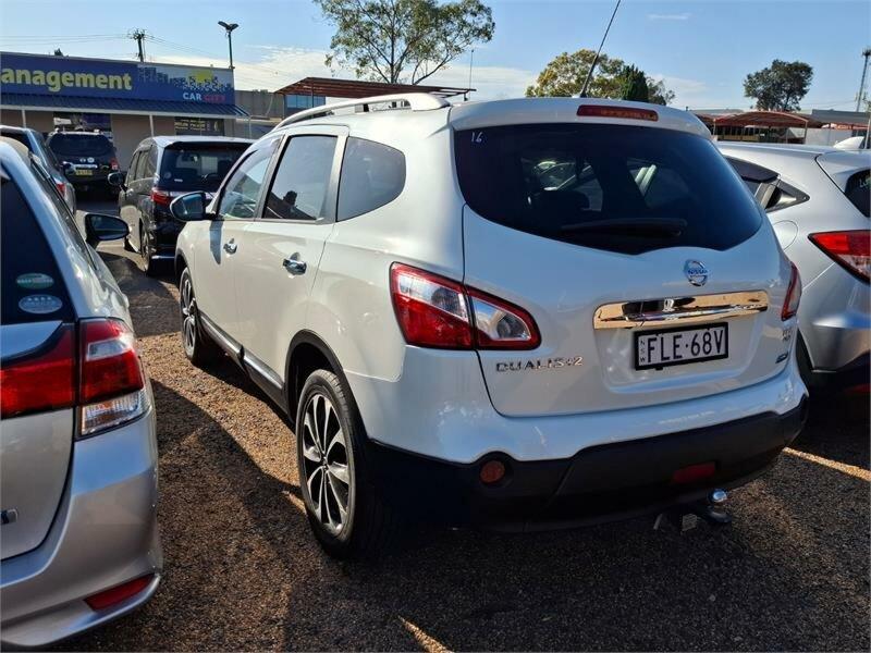2014 Nissan Dualis J10 MY13 +2 TI-L (4x4) White 6 Speed CVT Auto Sequential Wagon62933713049346113