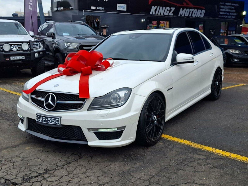 2012 Mercedes-Benz C-Class W204 MY12 C63 AMG SPEEDSHIFT MCT White 7 Speed Sports Automatic Sedan62933713824385112