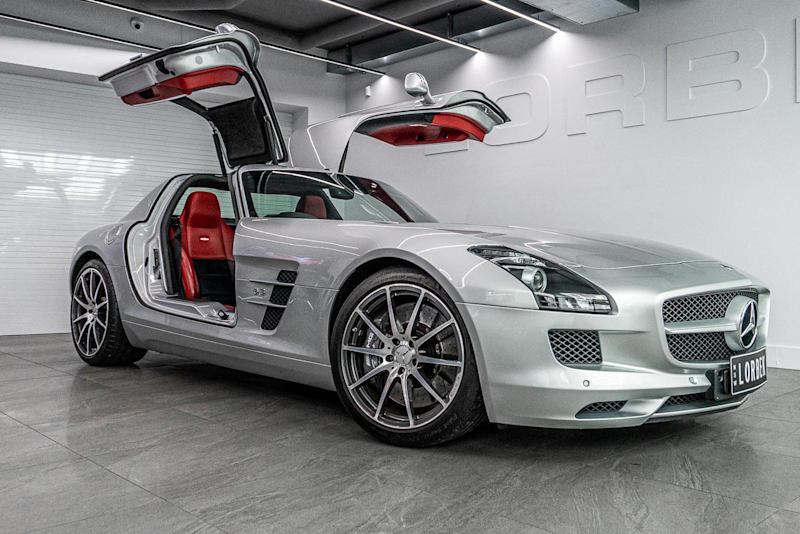 2010 Mercedes-Benz SLS 197 AMG Iridium Silver 7 Speed Automatic Coupe628827703449611126
