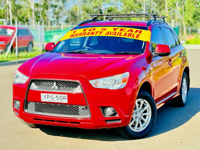 2012 Mitsubishi ASX XA MY12 (2WD) Red Continuous Variable Wagon62882732209539111