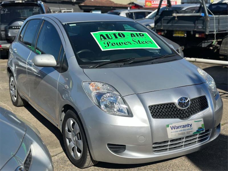 2006 Toyota Yaris NCP91R YRS Silver, Chrome 4 Speed Automatic Hatchback62934706131331110