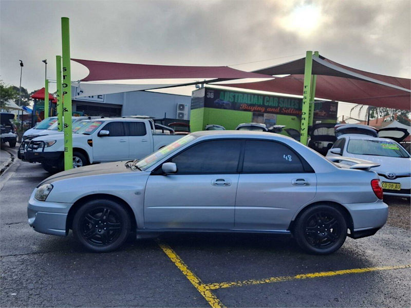 2004 Subaru Impreza S MY04 RS AWD Silver, Chrome 5 Speed Manual Sedan62933707745409113