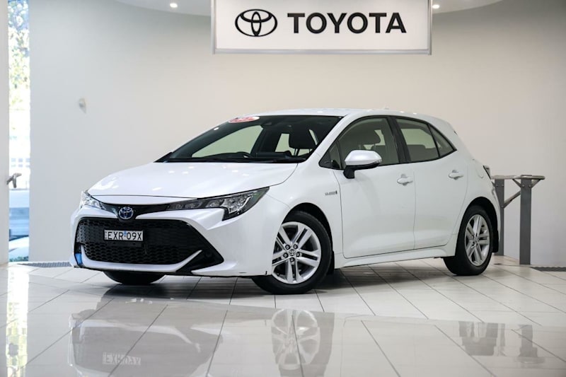 2022 Toyota Corolla ZWE219R Ascent Sport E-CVT Hybrid Frosted White 1 Speed Constant Variable62882770708866110