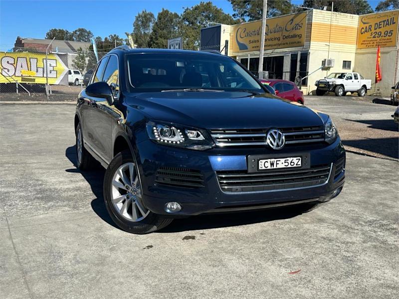 2014 Volkswagen Touareg 7P MY14.5 150 TDI Blue 8 Speed Automatic Wagon62935687868290110