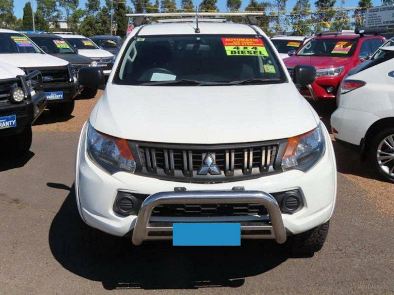 2018 Mitsubishi Triton MQ MY18 GLX+ Double Cab White 5 Speed Sports Automatic Utility62935689635841111