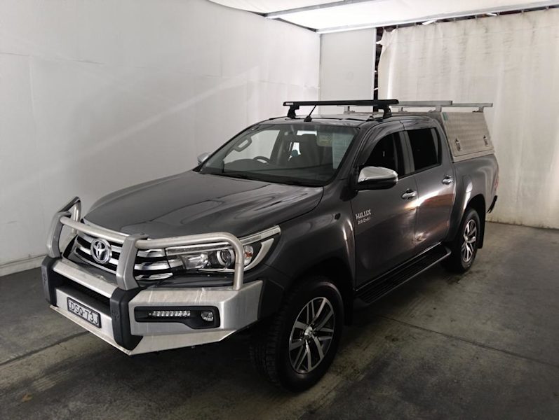 2017 Toyota Hilux GUN126R SR5 Double Cab Grey 6 Speed Sports Automatic Utility62932715534593112