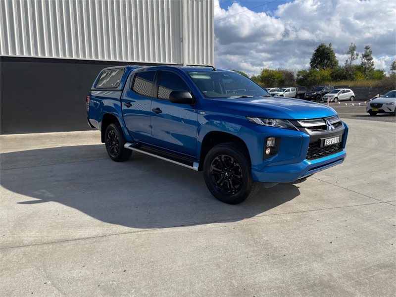 2021 Mitsubishi Triton MR MY22 GLX-R (4x4) Blue 6 Speed Automatic Double Cab Pick Up62885349981443112