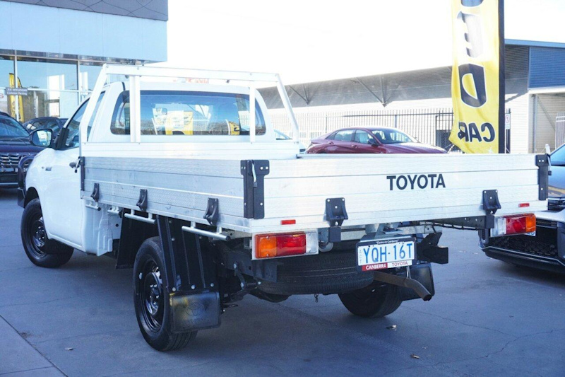 2022 Toyota Hilux TGN121R Workmate 4x2 White 6 Speed Sports Automatic Cab Chassis62935681707779113