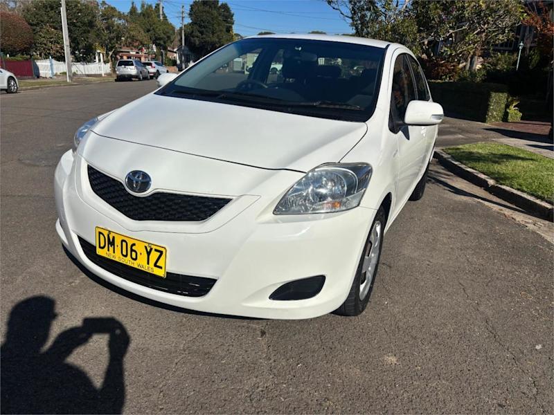 2008 Toyota Yaris NCP93R YRS White 4 Speed Automatic Sedan62935688984195111