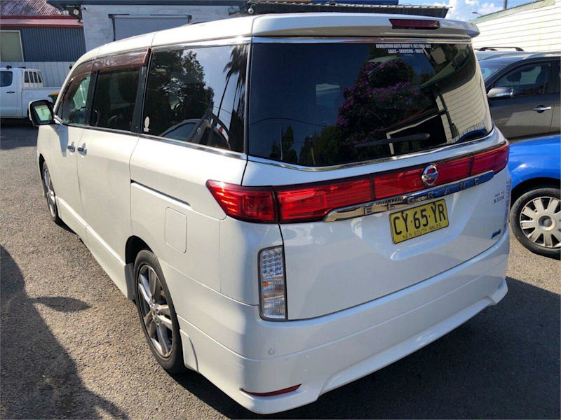 2010 Nissan Elgrand PE52 Highway Star Premium White 6 Speed Constant Variable Wagon62882772754562112